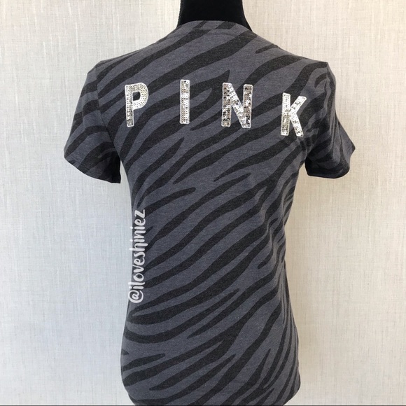 PINK Victoria's Secret Tops - •Victoria's Secret PINK• Perfect Bling Tee XS